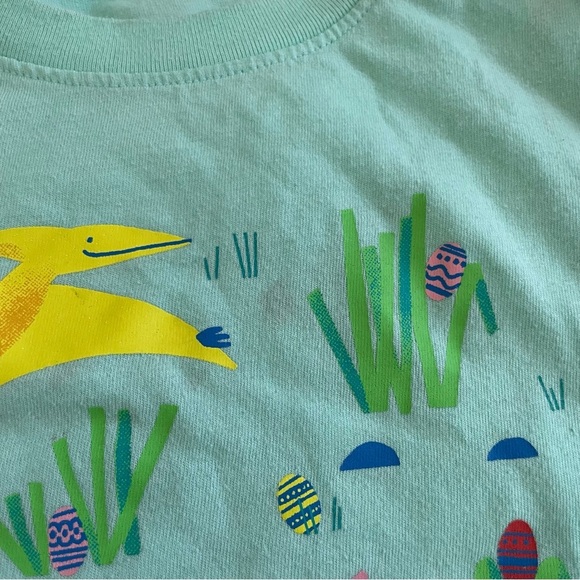 Cat & Jack 5T Kids Spring Easter Dinosaur Mint Green T-Shirt - Picture 3 of 5